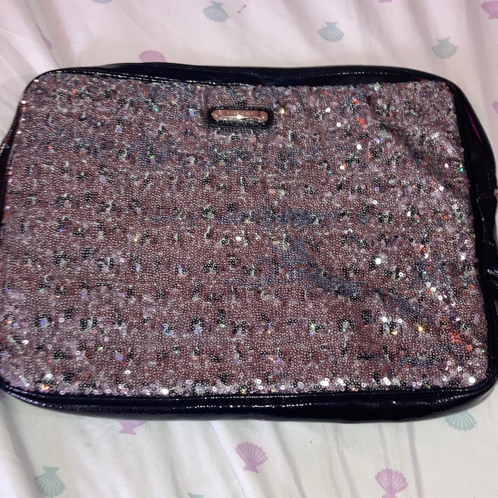 Nine West Silver and Black Sequin Accessory